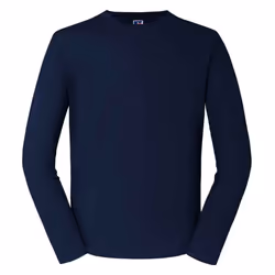 Russell Mens Classic Long-Sleeved T-Shirt - S, French Navy