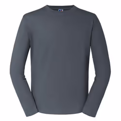 Russell Mens Classic Long-Sleeved T-Shirt - M, Convoy Grey