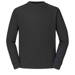 Fruit of the Loom Unisex Adult Classic Raglan Sweatshirt - S, Light Graphite