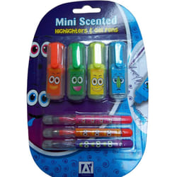 Anker International Stationary Mini Highlighter & Gel Pens (Pack of 7)