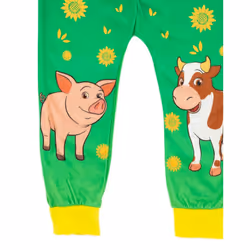 Cocomelon Childrens/Kids MacDonald Farm Baby JJ Sleepsuit - 18-24 Months, Green/Orange/Yellow