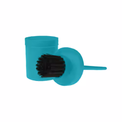 Roma Brights Hoof Oil Brush & Bottle - One Size, Turquoise
