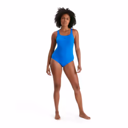 Speedo Womens/Ladies Medalist Eco Endurance+ One Piece Swimsuit - 32cm, Bondi Blue
