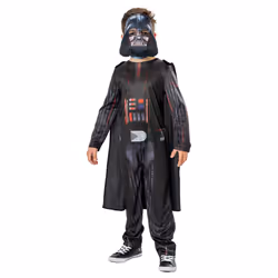 Star Wars Childrens/Kids Green Collection Darth Vader Costume - 5-6 Years, Black