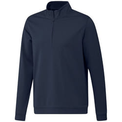 Adidas Mens Elevated Quarter Zip Sweatshirt - L, Collegiate Navy