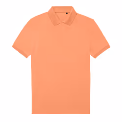 B&C Mens My Eco Polo Shirt - XL, Melon