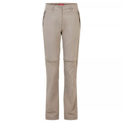 Craghoppers Womens/Ladies Nosilife Pro II Convertible Trousers - 24 UK S, Mushroom