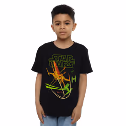 Star Wars Childrens/Kids X-Wing T-Shirt - 5-6 Years, Black