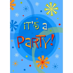 Unique Party Stellar Birthday Invitations (Pack of 8)