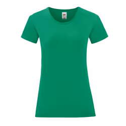 Fruit of the Loom Womens/Ladies Iconic T-Shirt - S, Kelly Green