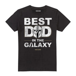 Star Wars Mens Best Dad In The Galaxy T-Shirt - XL, Black