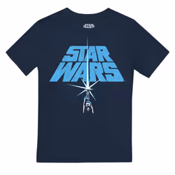 Star Wars Childrens/Kids Lightsaber Logo T-Shirt - 12-13 Years, Navy