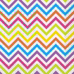 Unique Party Chevron Napkins (Pack of 16)