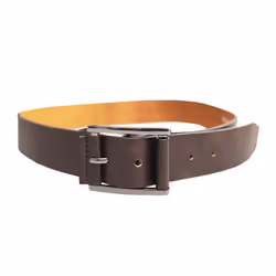 Forest Mens Leather Tab Belt - XL, Brown