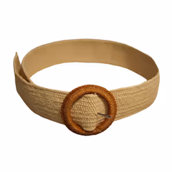 Solis Womens/Ladies Rattan Stretch Belt - One Size, Natural