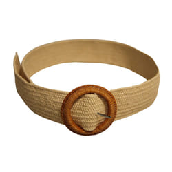 Solis Womens/Ladies Rattan Stretch Belt - One Size, Natural