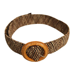 Solis Womens/Ladies Two Tone Rattan Stretch Belt - One Size, Brown