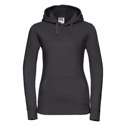 Russell Womens Premium Authentic Hoodie (3-Layer Fabric) - XXL, Black