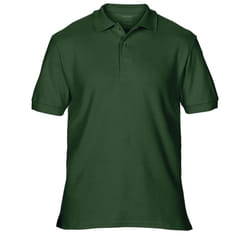 Gildan Mens Premium Cotton Sport Double Pique Polo Shirt - 3XL, Forest Green