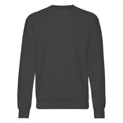Fruit Of The Loom Mens Set-In Belcoro Yarn Sweatshirt - S, Light Graphite