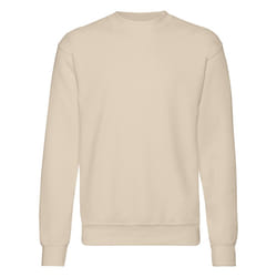 Fruit Of The Loom Mens Set-In Belcoro Yarn Sweatshirt - S, Natural