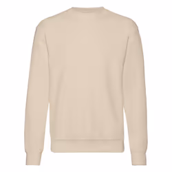 Fruit Of The Loom Mens Set-In Belcoro Yarn Sweatshirt - M, Natural