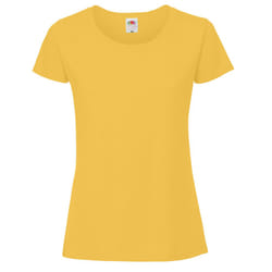 Fruit Of The Loom Womens/Ladies Ringspun Premium T-Shirt - S, Sunflower