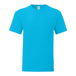 Fruit of the Loom Mens Iconic 150 T-Shirt - XL, Azure Blue