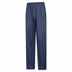 Mountain Warehouse Mens Pakka Waterproof Over Trousers - XL, Navy