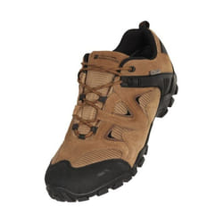 Mountain Warehouse Mens Curlews Waterproof Suede Walking Shoes - 6 UK, Dark Beige