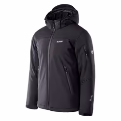 Hi-Tec Mens Geko Soft Shell Jacket - XXL, Black