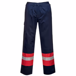 Portwest Mens Bizflame Plus Work Trousers - 3XL R, Navy
