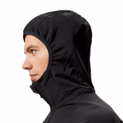 Berghaus Mens Skelbo 4-Way Stretch PFC-free DWR Coated Hooded Jacket - XL, Black/Black