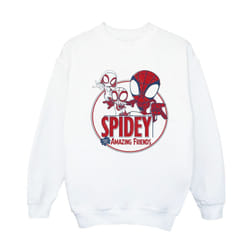 Marvel Boys Spidey And His Amazing Friends Circle Sweatshirt - 3-4 Years, White