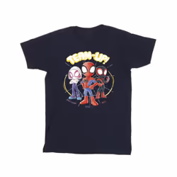 Marvel Boys Spidey And His Amazing Friends Sketch T-Shirt - 12-13 Years, Navy Blue