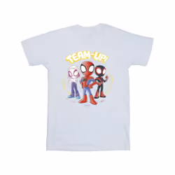 Marvel Boys Spidey And His Amazing Friends Sketch T-Shirt - 12-13 Years, White