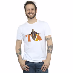 Marvel Mens Loki TVA Pose T-Shirt - XL, White