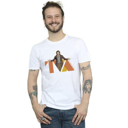 Marvel Mens Loki TVA Pose T-Shirt - XL, White