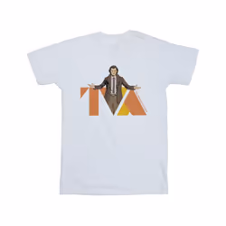 Marvel Mens Loki TVA Pose T-Shirt - XXL, White