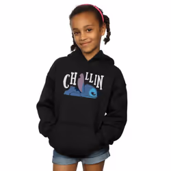 Disney Girls Lilo And Stitch Chillin Hoodie