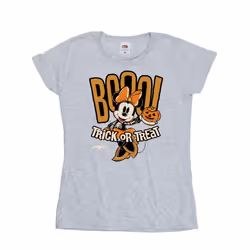 Disney Womens/Ladies Boo Trick Or Treat Minnie Mouse T-Shirt - XXL, Sports Grey