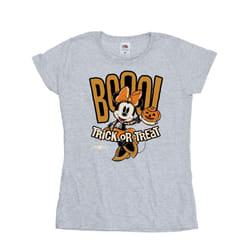 Disney Womens/Ladies Boo Trick Or Treat Minnie Mouse T-Shirt - XXL, Sports Grey