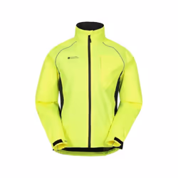 Mountain Warehouse Mens Adrenaline Iso-Viz Waterproof Jacket - XS, Yellow