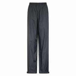 Mountain Warehouse Mens Downpour Waterproof Trousers - S R, Black