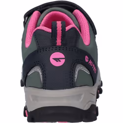 Hi-Tec Girls Blackout Low Cut Walking Shoes - 5 UK, Dark Forest/India Ink/Pink