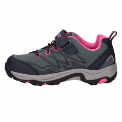 Hi-Tec Girls Blackout Low Cut Walking Shoes - 5 UK, Dark Forest/India Ink/Pink