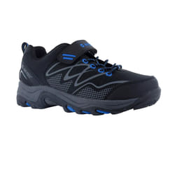Hi-Tec Boys Blackout Low Cut Walking Shoes - 6 UK, Black/Blue
