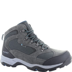 Hi-Tec Mens Storm Suede Boots - 12 UK, Charcoal/Grey/Majolica Blue