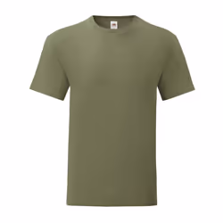 Fruit of the Loom Mens Iconic Premium Ringspun Cotton T-Shirt - XL, Classic Olive