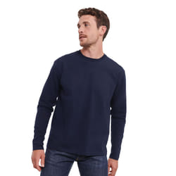 Russell Mens Classic Long-Sleeved T-Shirt - XXL, French Navy